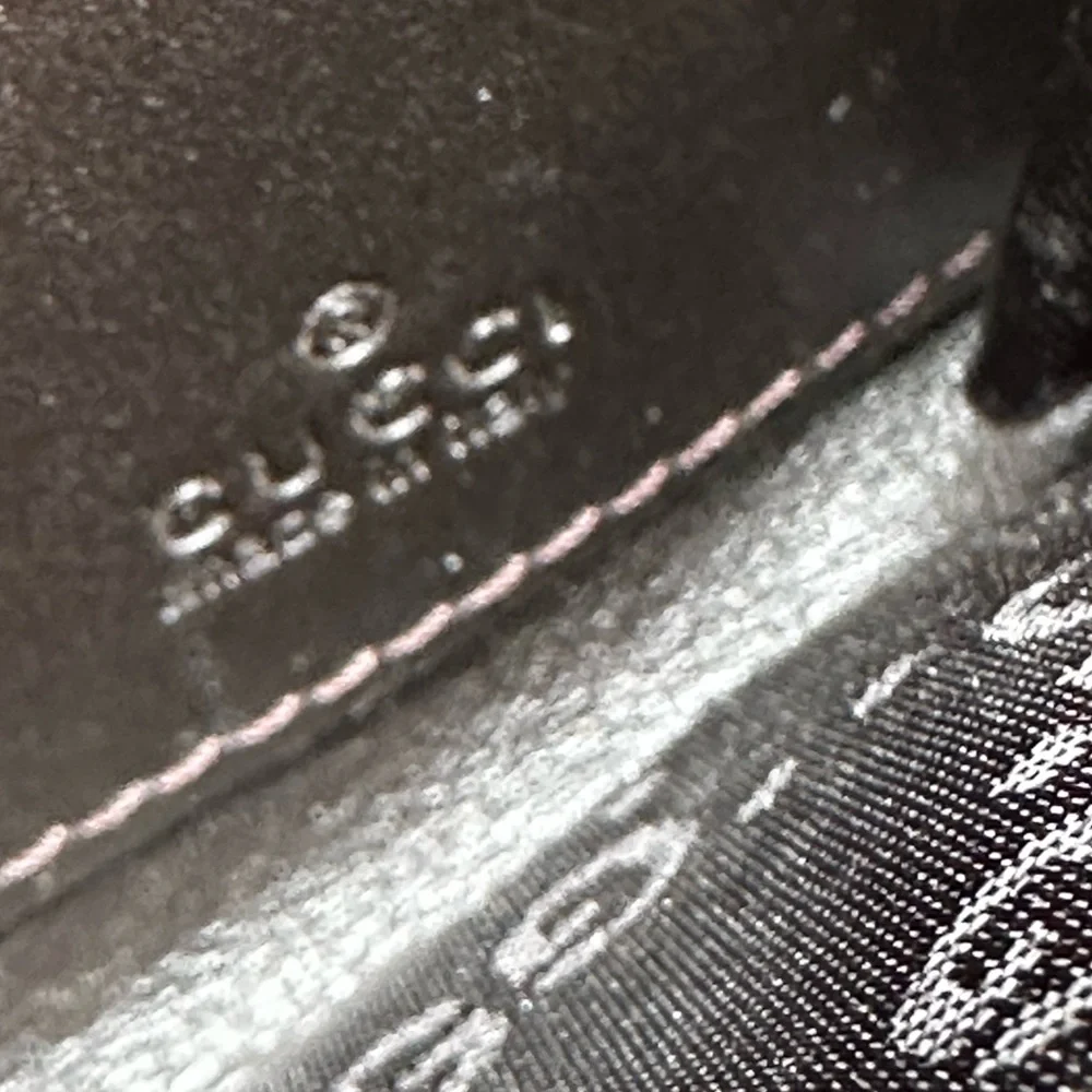 Gucci horse bit Brown Embossed Zip accordion Wallet - Picture 6 of 6